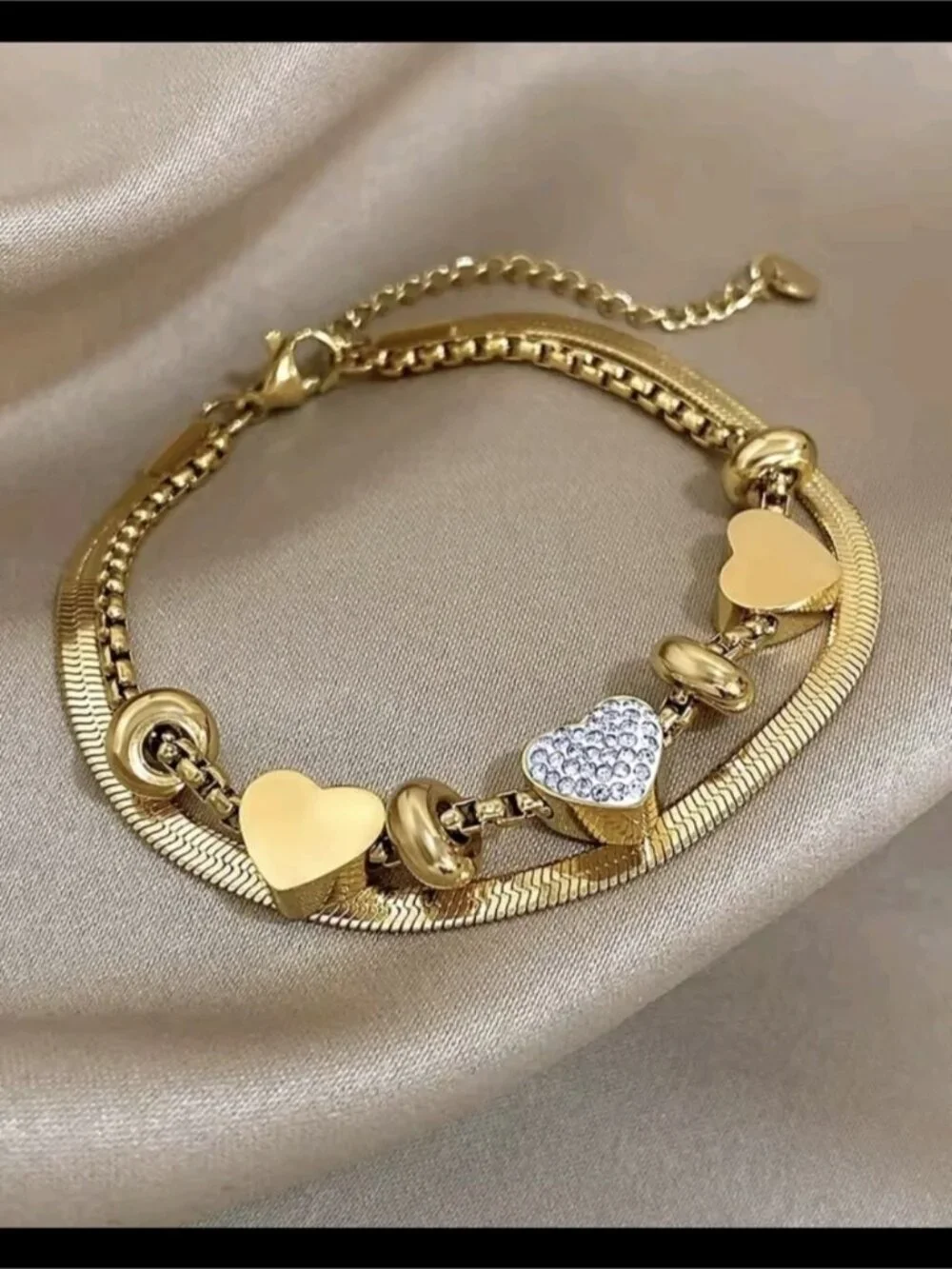 Anthropologie gold tone